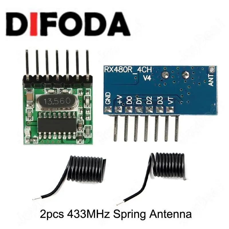 Беспроводной Радиочастотный пульт дистанционного управления 433 МГц