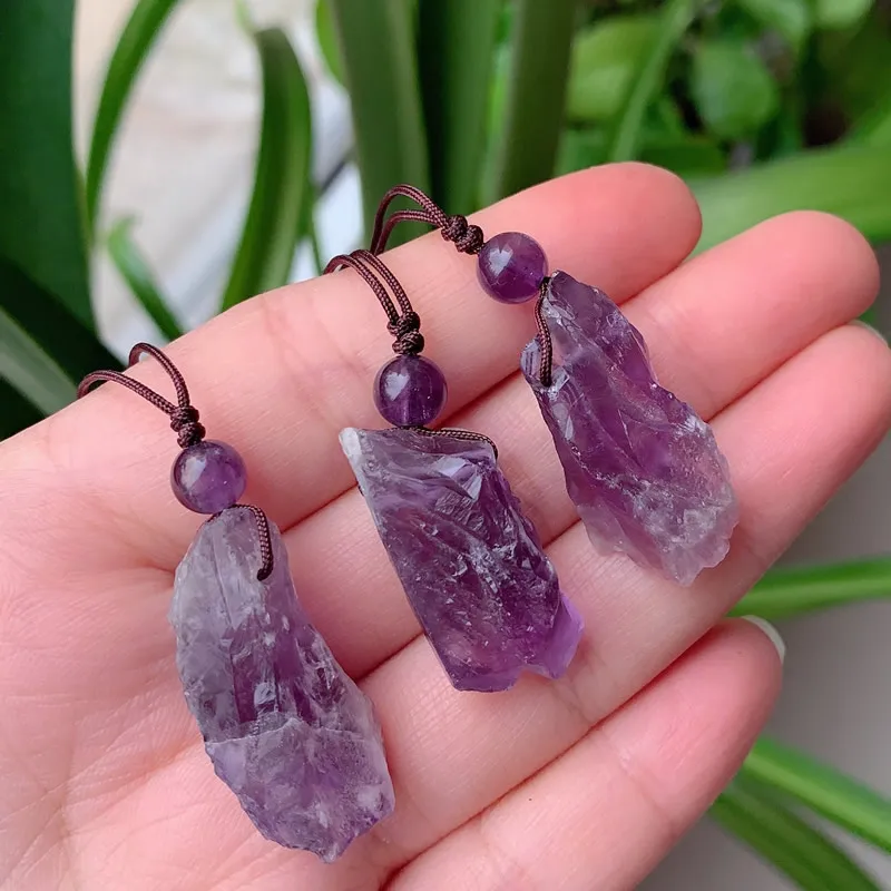 1 шт. Рейки Исцеление ожерелья с подвеской из натурального камня Маленький Рок