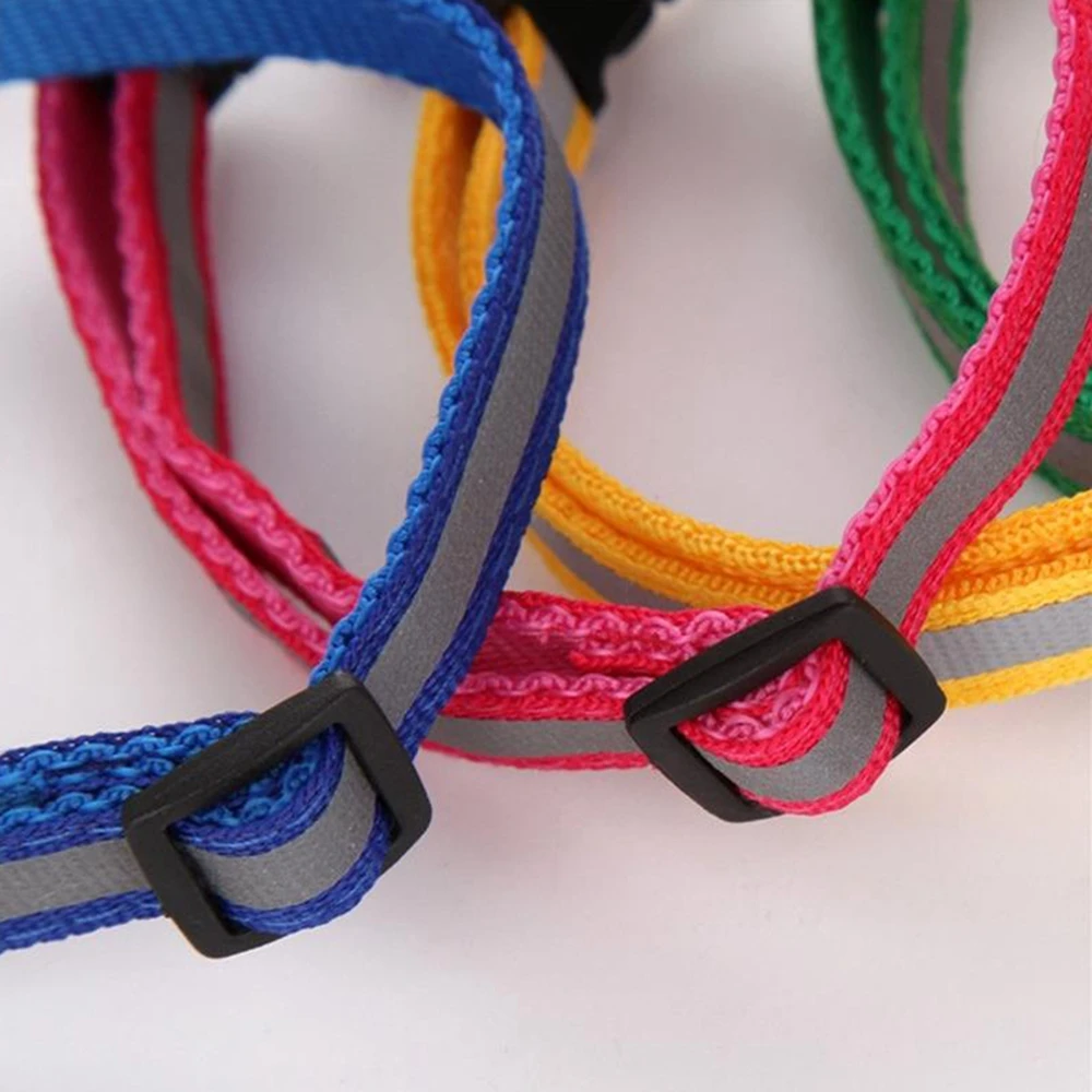 Нейлоновый Светоотражающий ошейник для домашних животных регулируемый с