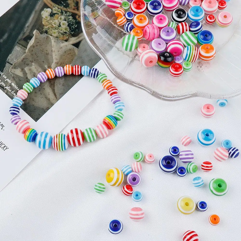 Случайный Цвет Овальный &quotДурной глаз&quot кошачий глаз Смола бусины Круглые в