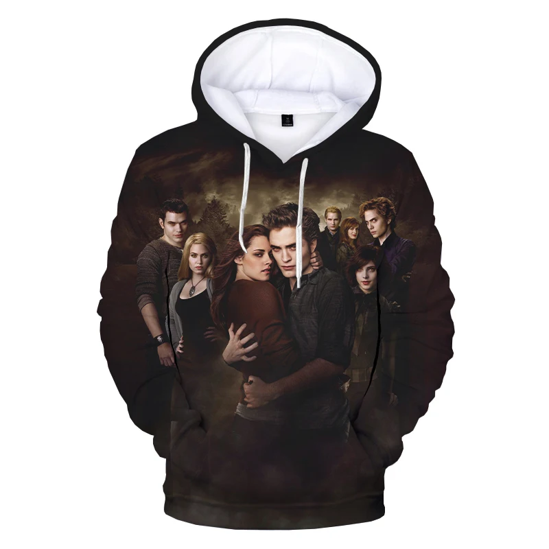 

The Twilight Saga 3D Printing Hoodie Men's Women's Casual Fashion Sweater Harajuku Streetwear 2021 New Hot Sale