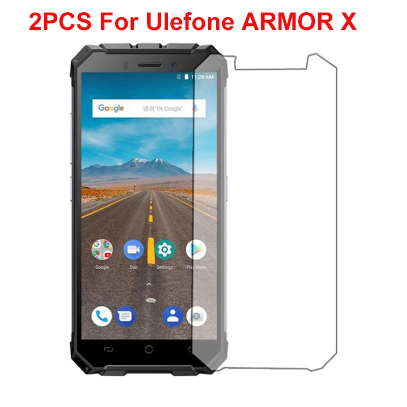 2 шт. для Ulefone Armor X Закаленное Стекло 2.5D 9H защитная пленка Взрывозащищенная защита