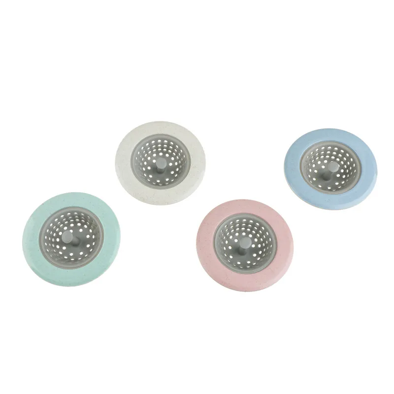 

New 1pc Silicone Screen Floor Drain Hair Stopper Hand Sink Plug Bath Catcher Sink Strainer Cover Kitchen Sink Filter