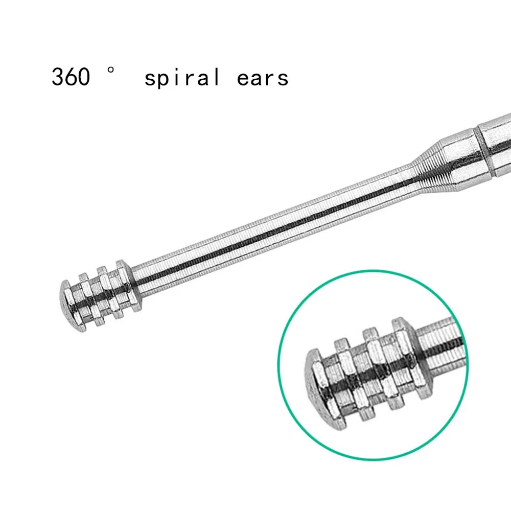 Спиральные амбушюры из нержавеющей стали набор 6 спиральных ушей инструмент для
