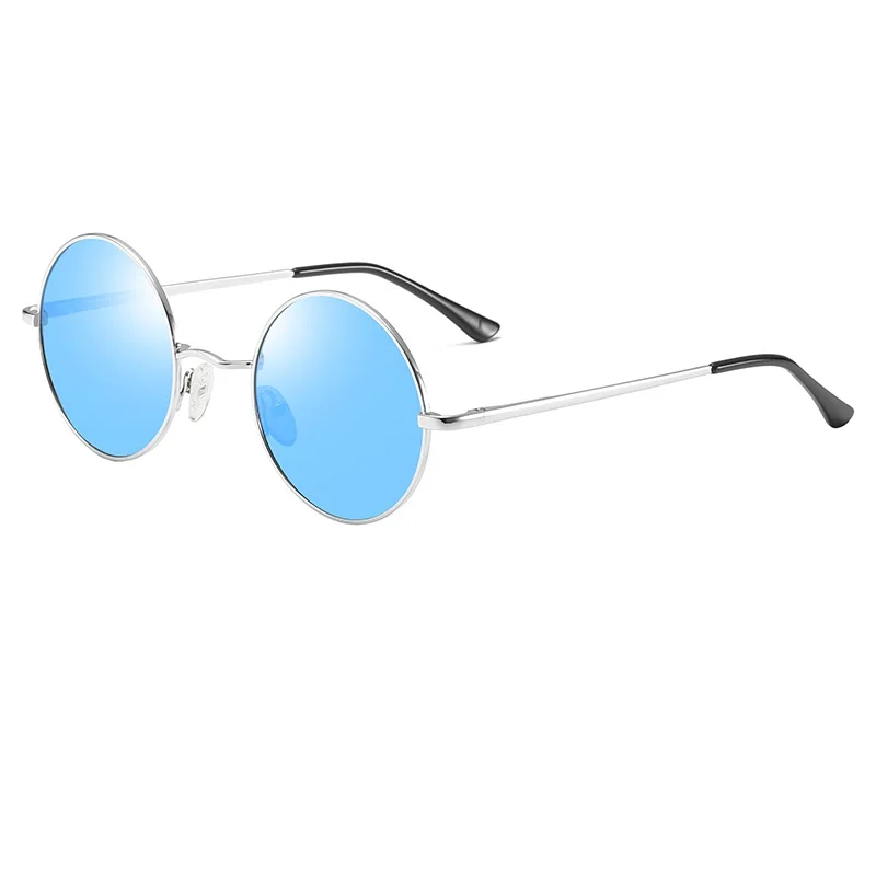 

Small Round Polarized Sunglasses Women Men Vintage Gothic Steampunk Metal Thin Sun Glasses Circle Shades UV400 Oculos