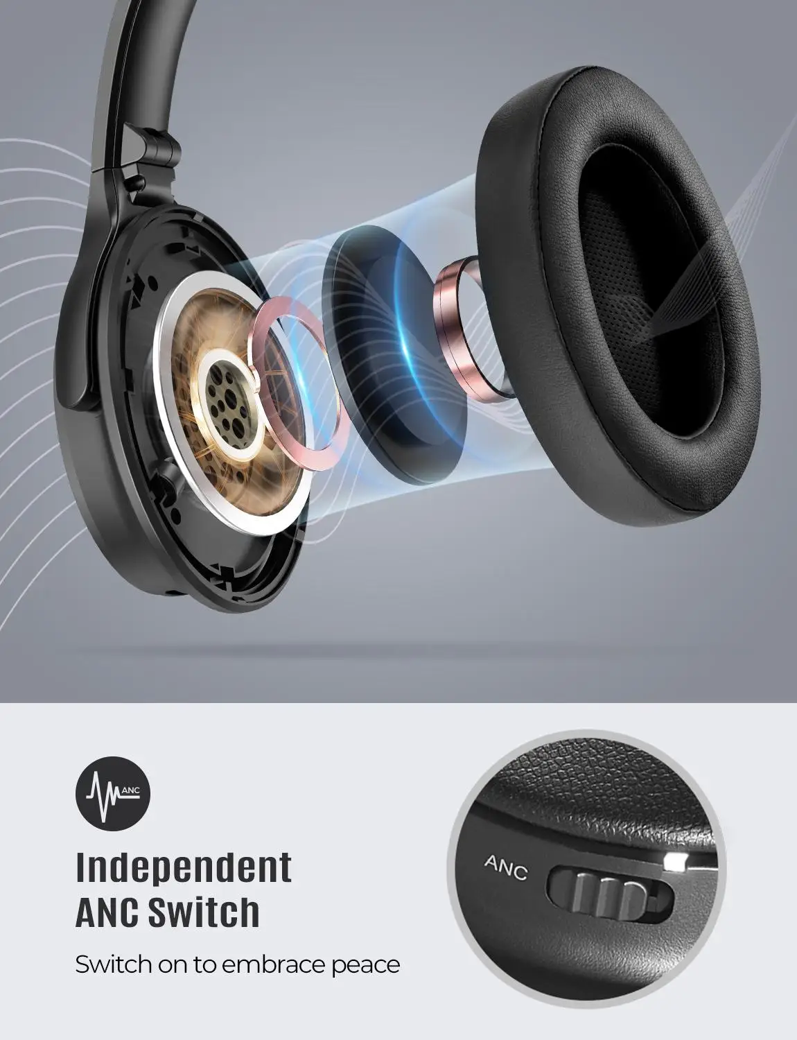 Mpow H17 обновленные активные Шум шумоподавления наушники Беспроводной Bluetooth