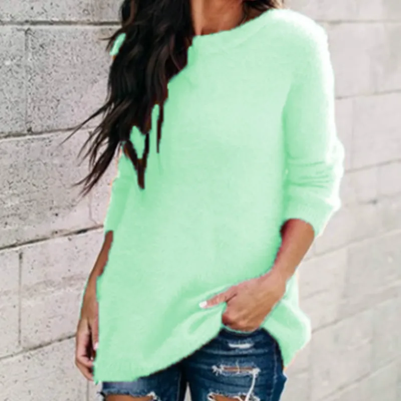 5XL плюс размер женские свитера зимняя одежда новая мода оверсайз пуловер свитер