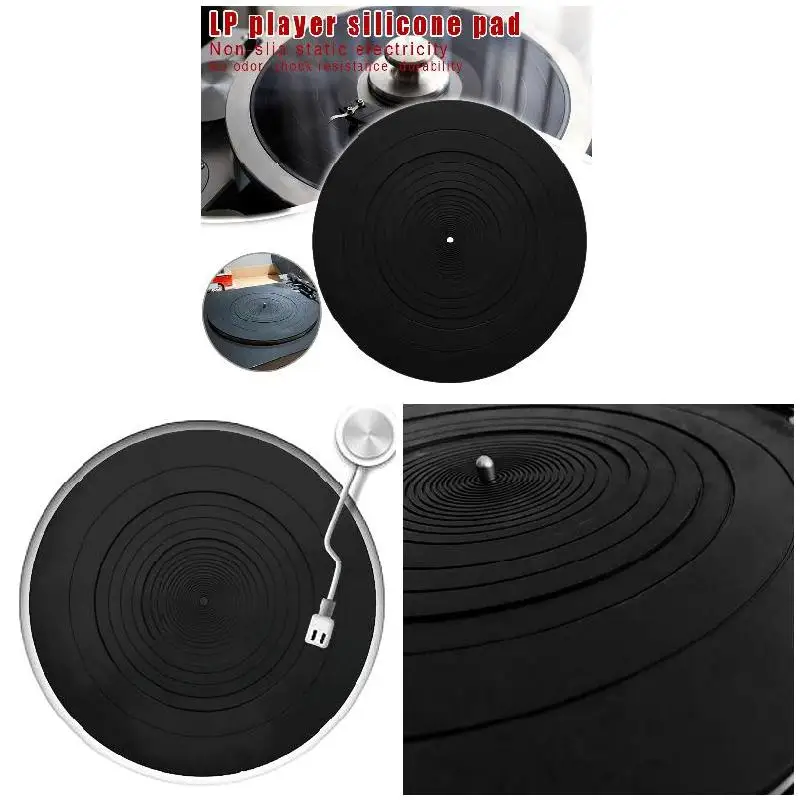 

Anti-vibration Silicone Pad Antislip Mat Shockproof for Phonograph Vinyl Record EDF88