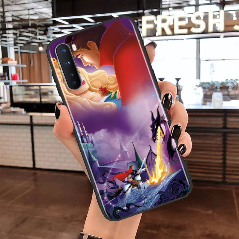 

Soft TPU Cover Disney Sleeping Beauty for OnePlus Nord N100 N10 8T 8 7T 7 6T 6 5T Pro Black Phone Case