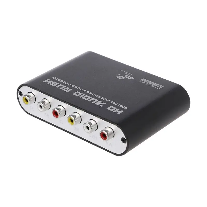 

Digital DTS AC3 Optical To Analog 5.1CH Surround Sound Decoder Coaxial To 6RCA