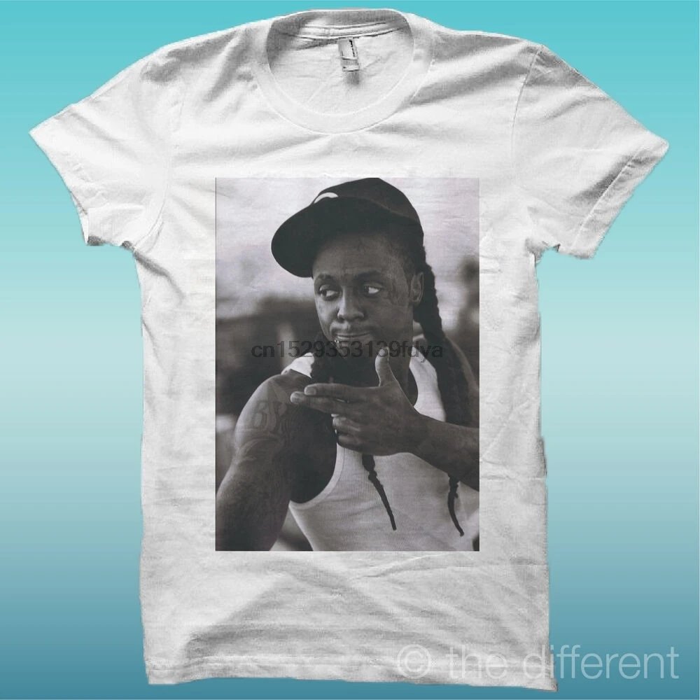 Футболка Лил Уэйн цвет белый счастье есть моя футболка новая | Мужская одежда