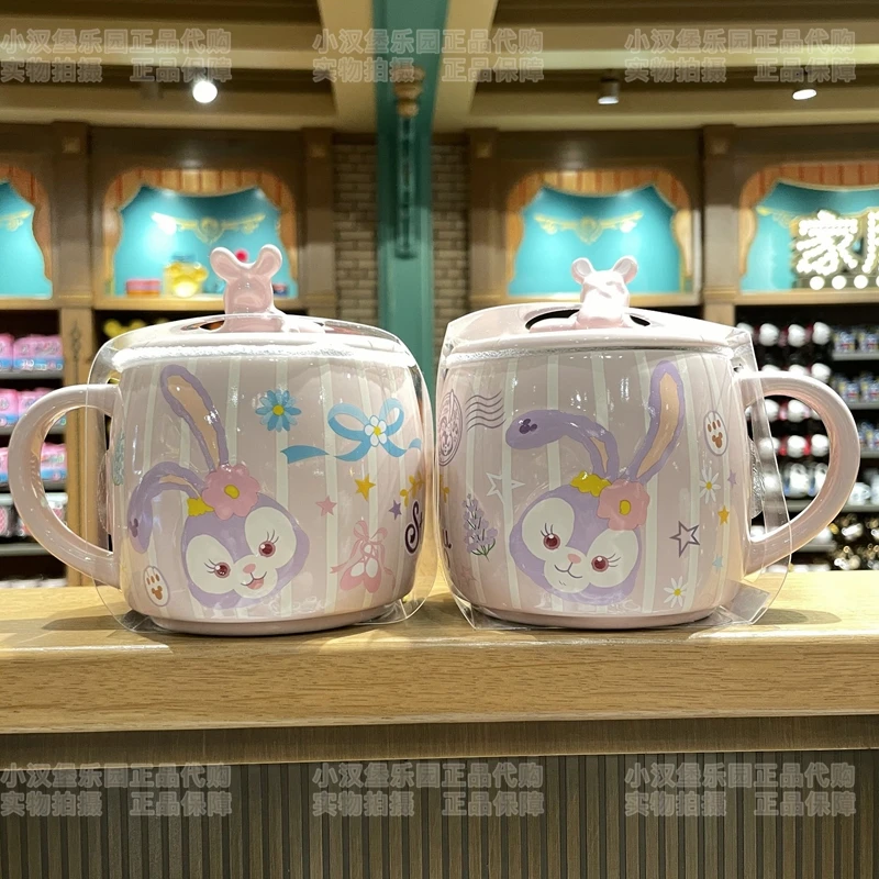 

Disney Daffy Sherry Rose Dale керамический питьевой кружки с крышкой кружки