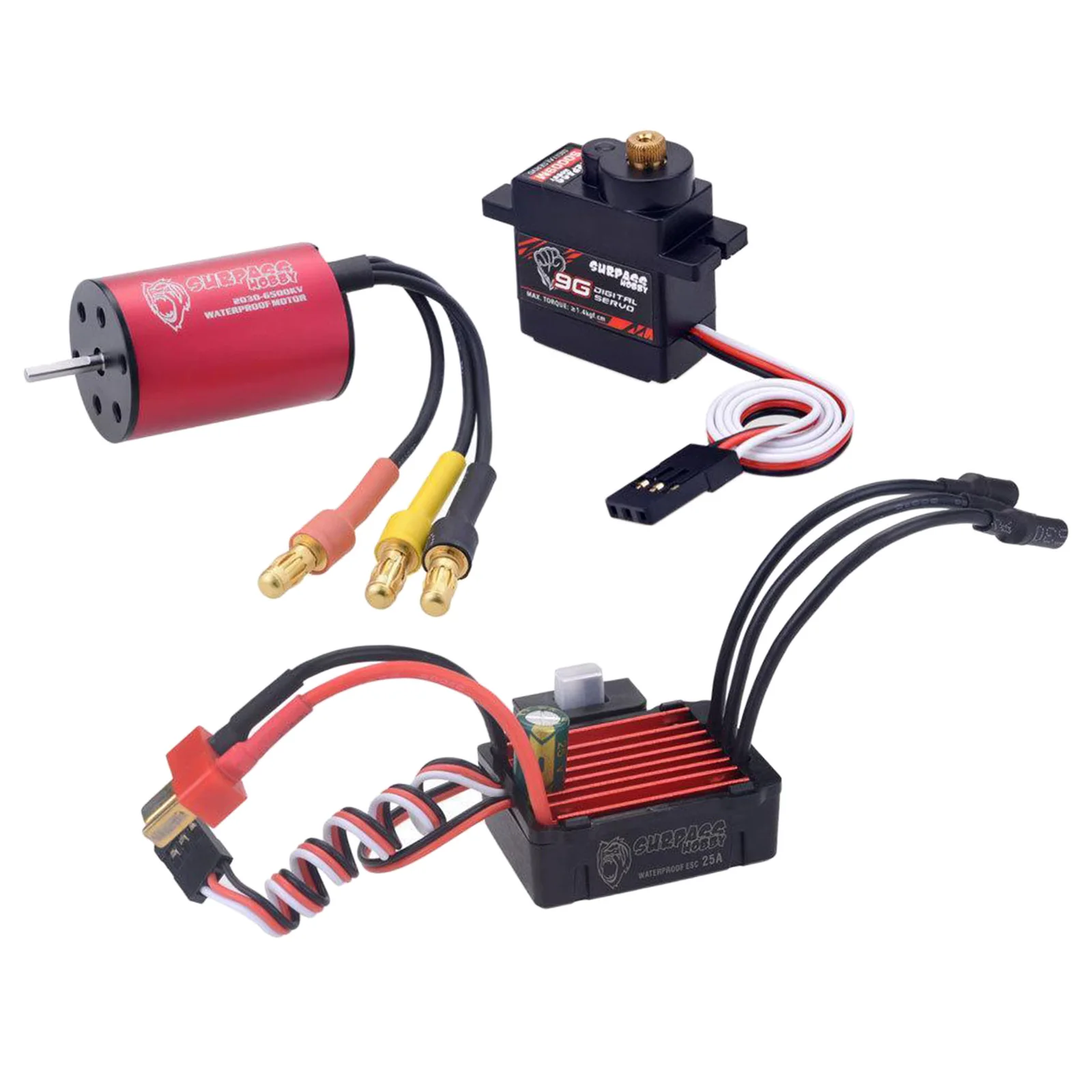 

2S Brushless Motor with 25A ESC Set for 1/20 1/18 RC Car Model Toys