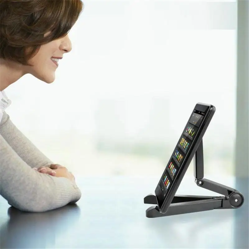 

Universal Metal Foldable Phone Tablet Stand Holder Adjustable Desktop Mount Stand Tripod Table Desk For IPhone IPad Mini 1 2 3 4