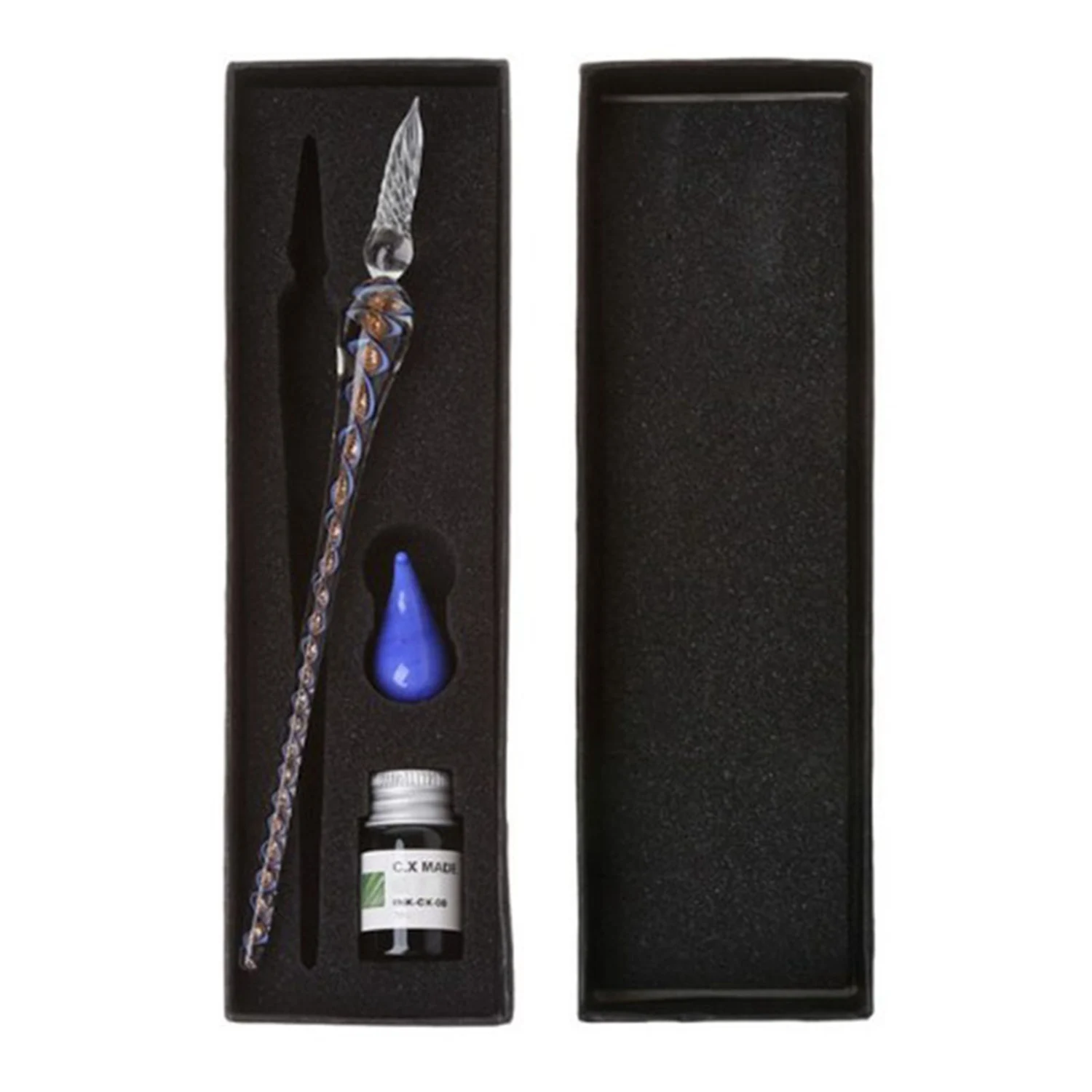 Винтажная ручка для погружения из стекла 1 шт. элегантные ручки с чернилами