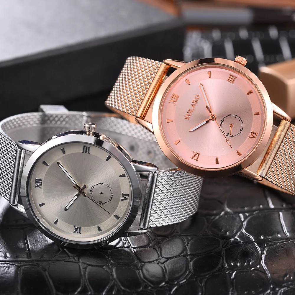 Женева международная торговля женские часы с сеткой модные римские цифровые