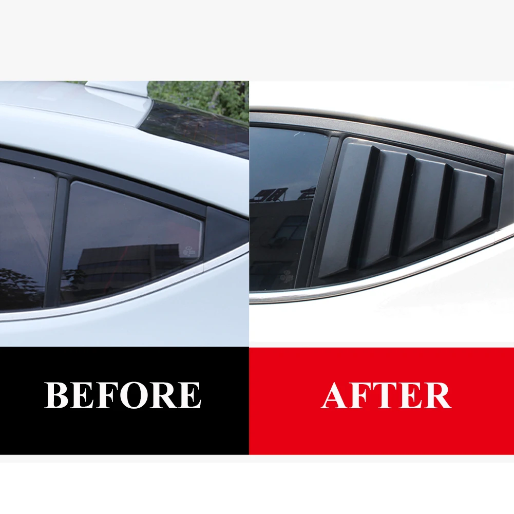 Распродажа идеальные черные боковые вентиляционные решетки для заднего стекла