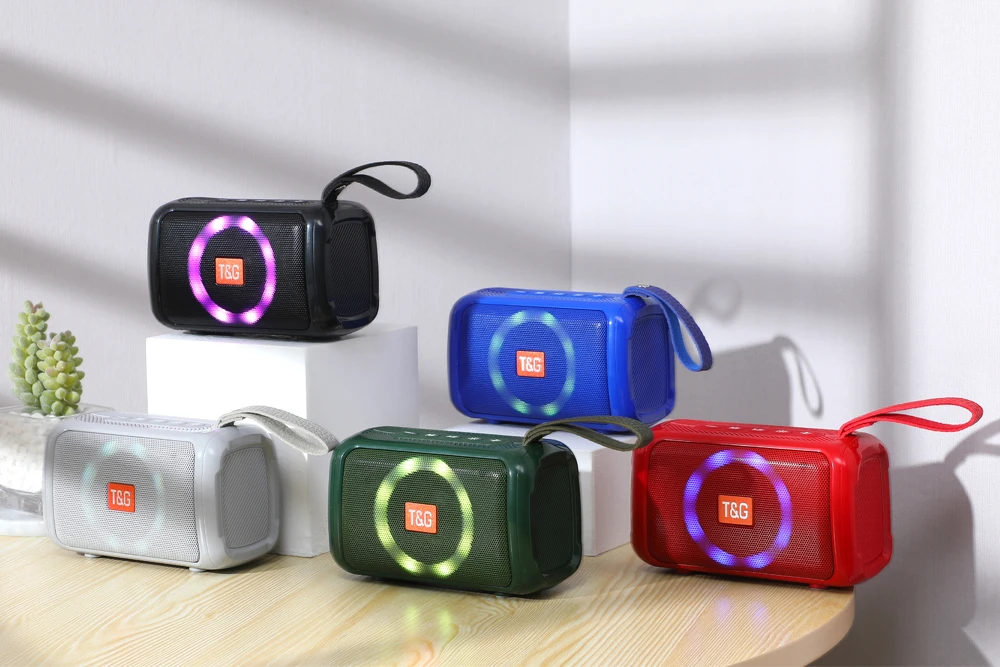 

TG193 Outdoor Subwoofer Speaker Bluetooth Speaker Wireless Speaker Portable Sports LED Light