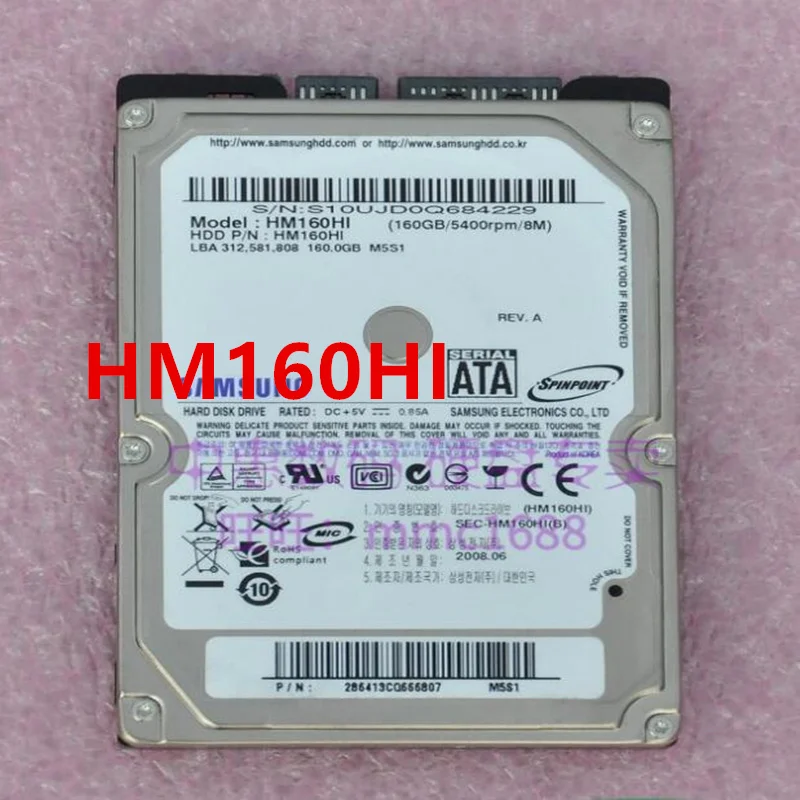 Almost New Original HDD For Samsung 160GB 2.5