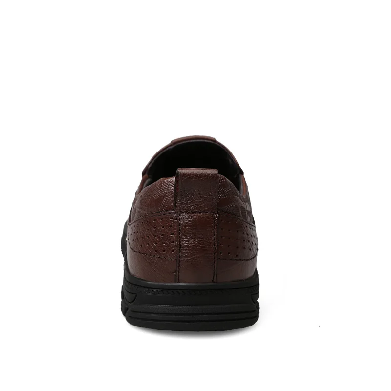 CLAXNEO Man Leather Shoes Slipons 2020 Spring Summer Male Loafers Genuine clax Men's Shoe walking Footwear Brand | Обувь