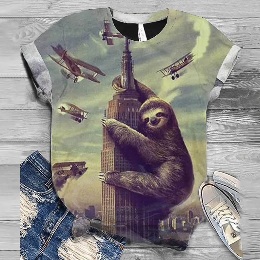 Womail 2020 новые летние женские рубашки с коротким рукавом и О-образным вырезом