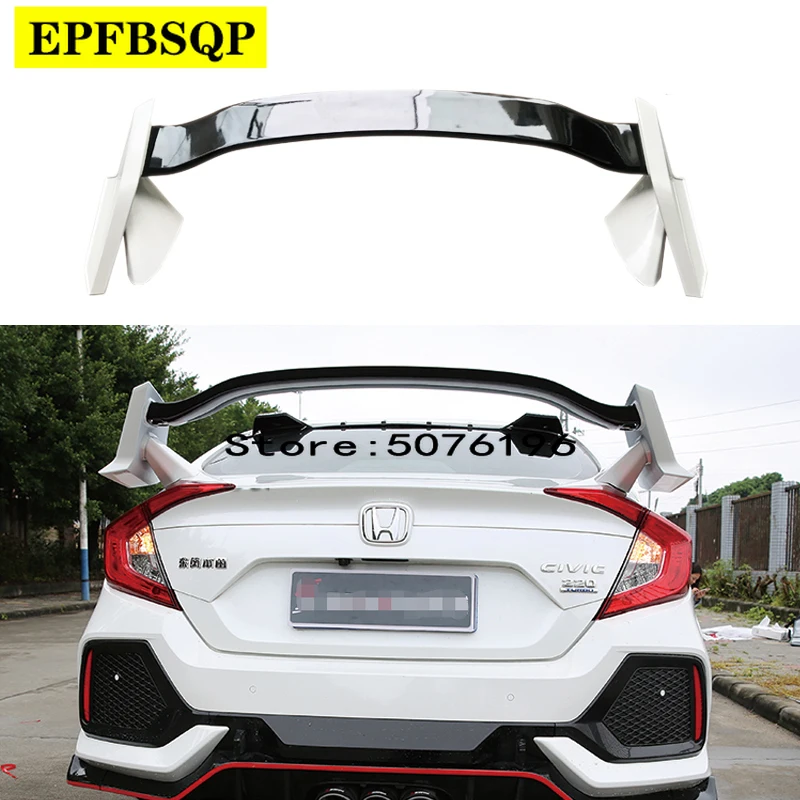Подходит для Honda Civic 10 ABS Punch free TYPE R style задний спойлер 2016 2017 2018 2019|Спойлеры и крылья|