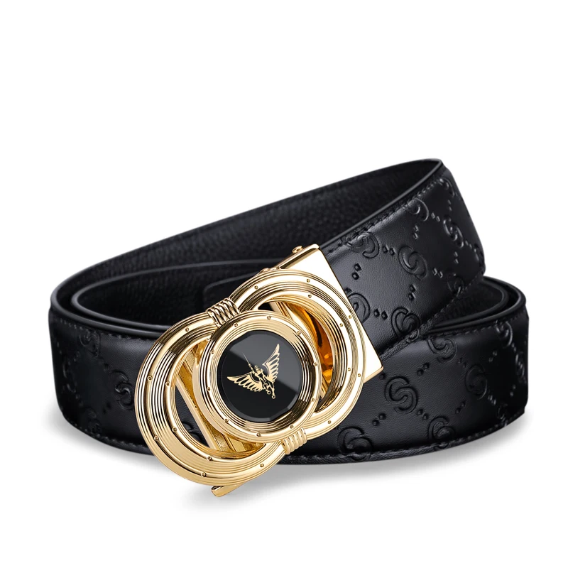 Мужские ремни WILLIAMPOLO ремень из натуральной кожи с автоматической пряжкой