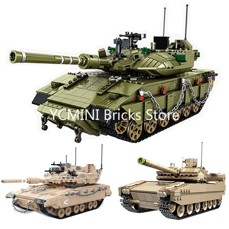 Конструктор Меркава MK4 основной боевой танк бронированный автомобиль военные