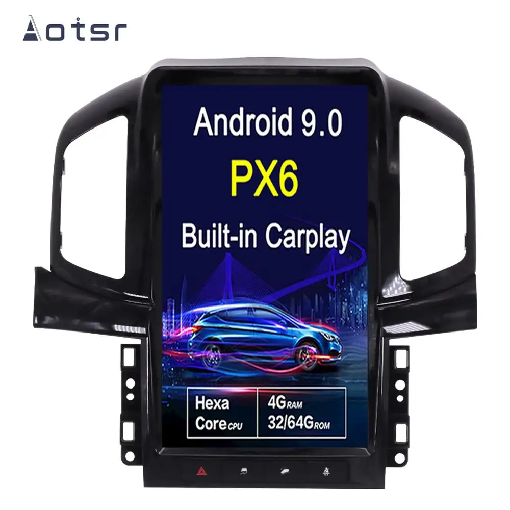 Android 9,0 Tesla стиль 13," вертикальный экран автомобиля gps навигация для Chevrolet Captiva 2013+ головное устройство мультимедиа радио плеер