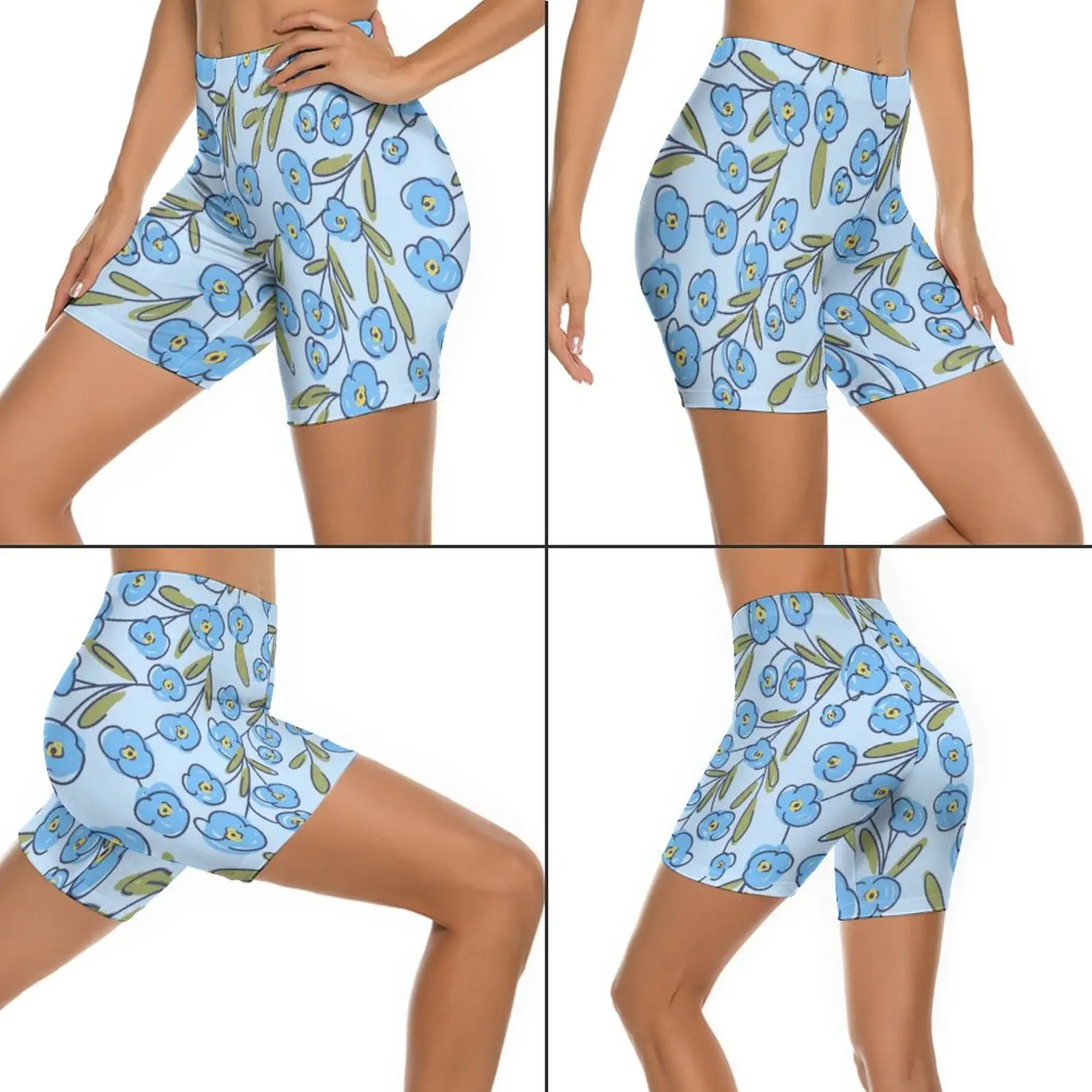 

Yoga Shorts & Leggings High Waisted Gym Shorts for Women Tummy Control Running Workout PantsYoga Pants Floral