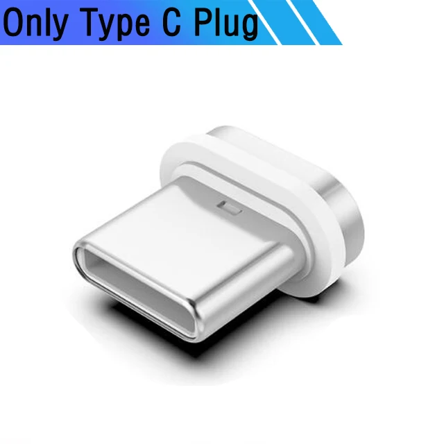 Only Type-C Plug Тип C Магнитный кабель Micro Usb 3A быстрой зарядки и передачи данных кабель для android-устройств для huawei Honor Note 10 samsung A50 A70 Магнитная разъем - Цвет: Only Type-C Plug