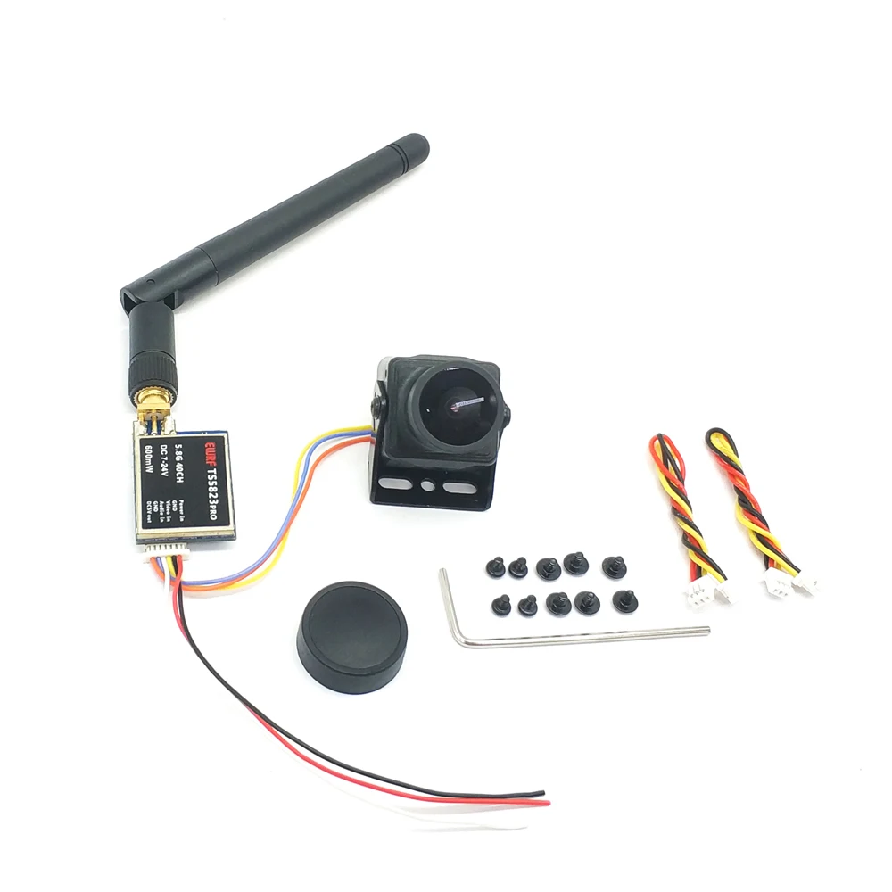 Новый TS5823Pro Fpv костюм 5 8G 40CH 600 мВт передатчик + FPV комбинированная система 1200TVL