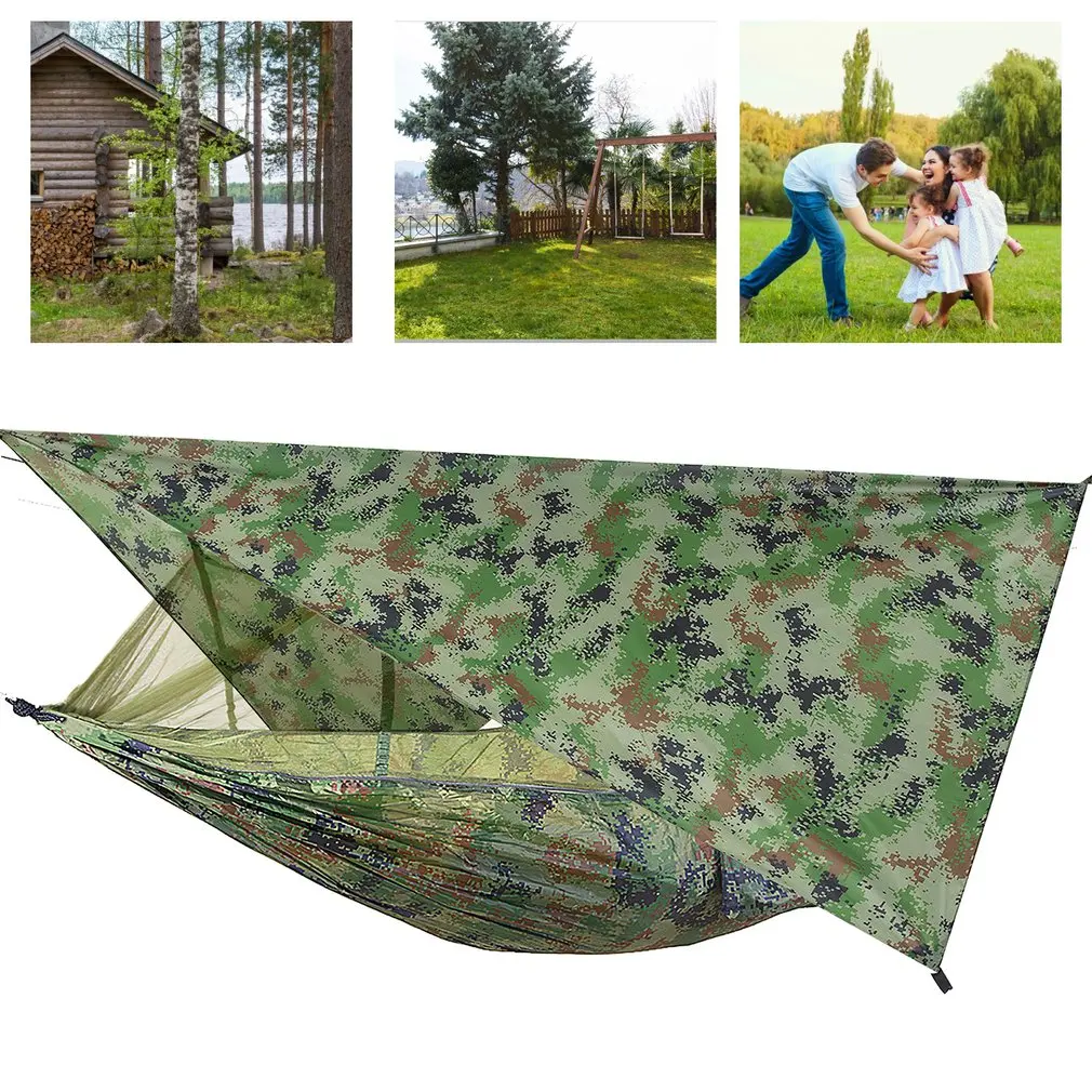 Легкий портативный гамак для кемпинга и палатки тент брезент от дождя