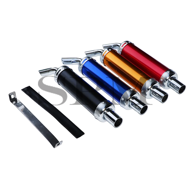 

Cross-country motorcycle 110 125 aluminum alloy thin exhaust pipe silencing mute suitable for small high racing