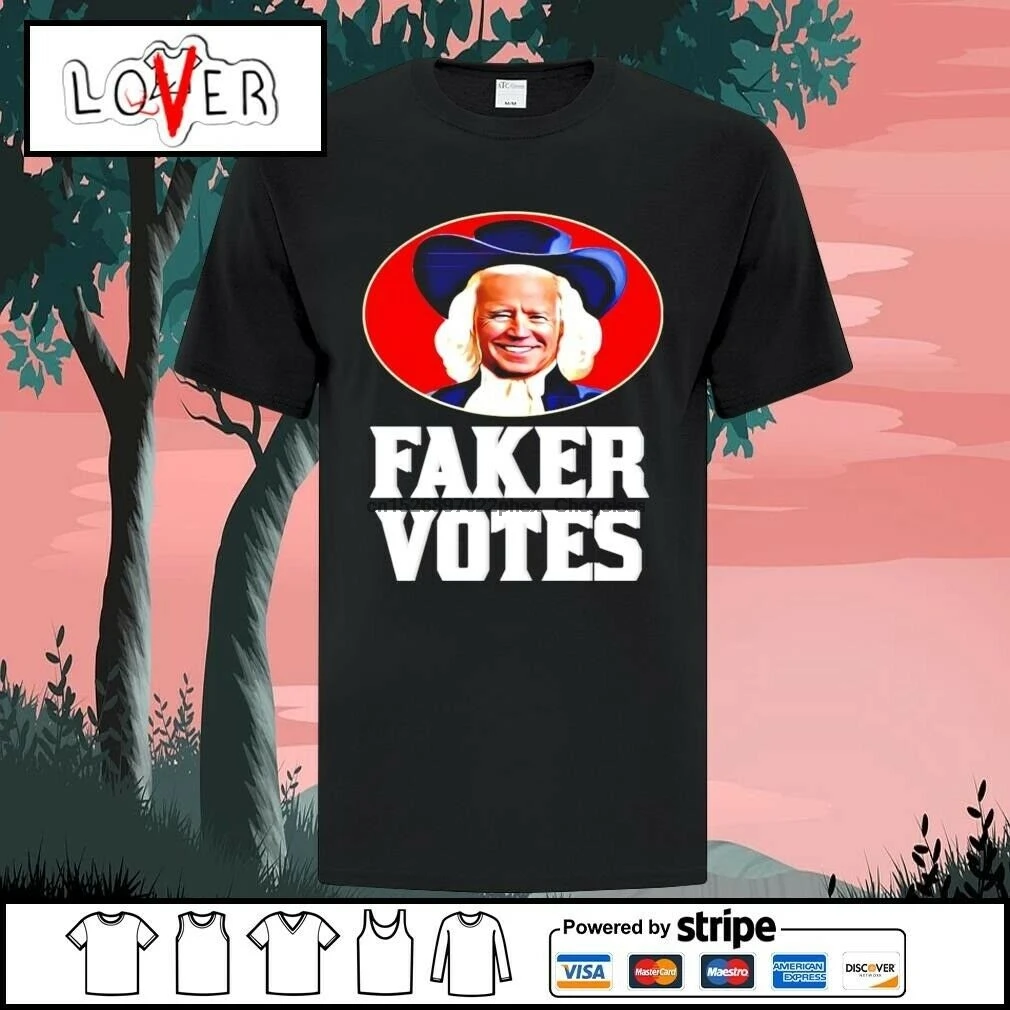 Джо биден Факер Votes рубашка | Мужская одежда