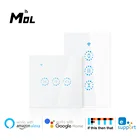 Умный переключатель для штор eWeLink с Wi-Fi, для роликовых затворов, с электроприводом, с голосовым управлением, от Alexa