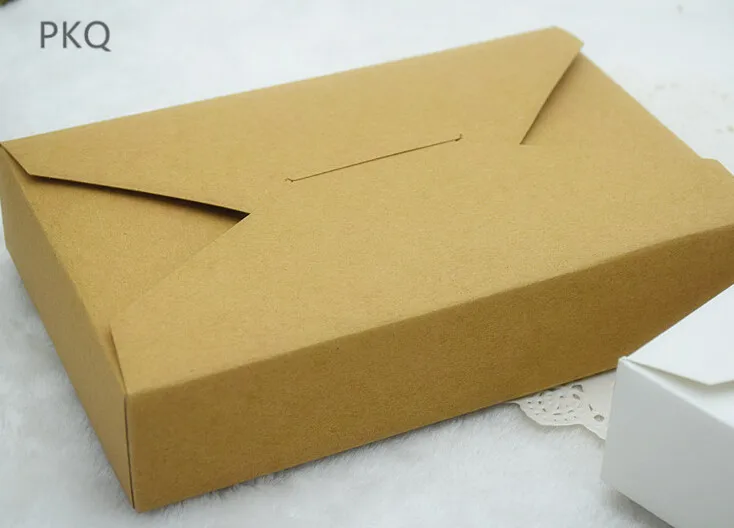 20 шт. Простой Конверт Рождественская коробка для печенья коричневая чашка хлеба