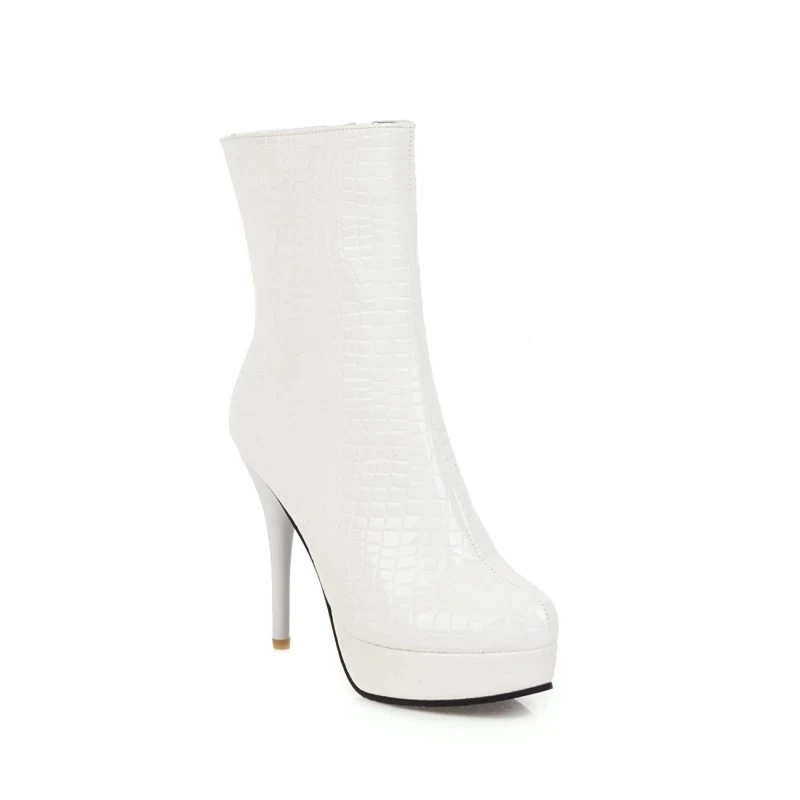 Сапоги большого размера женские ботинки ботильоны для женщин Ботинки зимняя