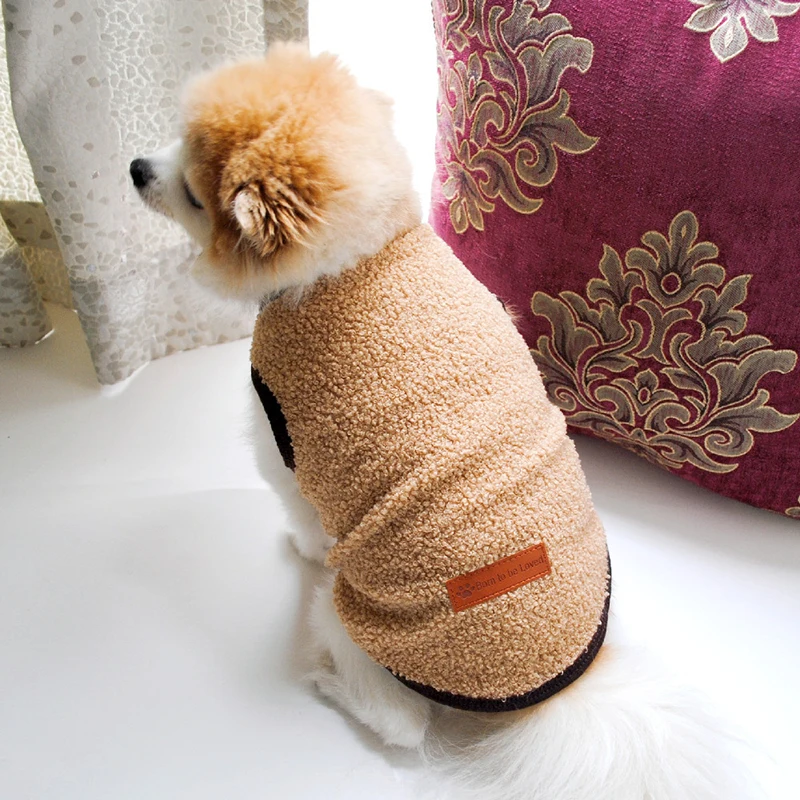 

Warm Pet Clothes Cute Pet Vest Skin-friendly Teddy Vest Small Medium Dog Cat Vest French Bulldog Chihuahua Winter Outfit