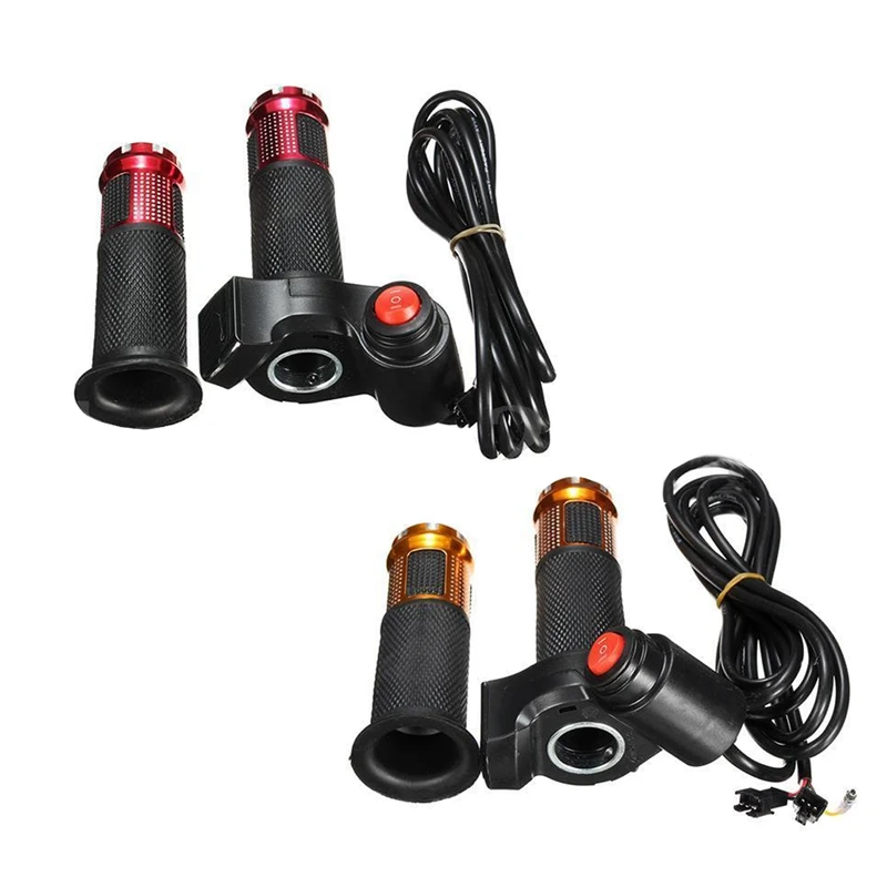 

24V 36V 48V 3 Speed Electric Scooter Throttle Grip Handlebar LED Digital Meter