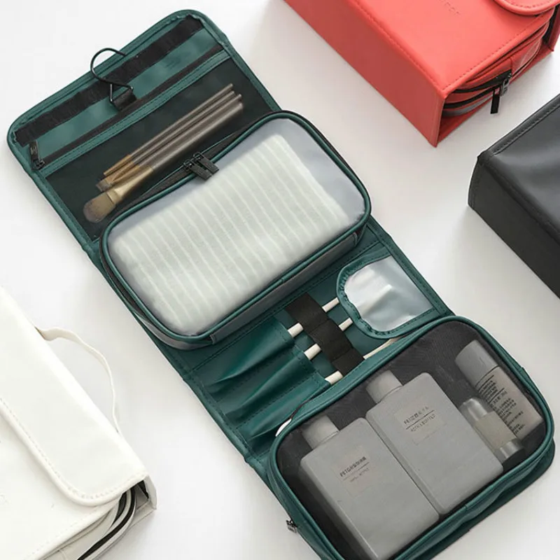 

Портативные дорожные сумки для хранения, модные Водонепроницаемые многофункциональные многоразовые мешки для хранения для макияжа, орган...