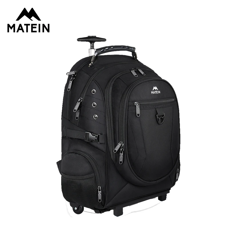 Рюкзак для ноутбука Matein 17 дюймов путешествий со съемными колесами 2019 | Багаж и