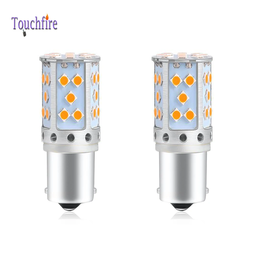 2 шт. 1156 BA15S P21W BAU15S PY21W T20 7440 W21W W21/5W 35SMD светодиодный Canbus без ошибок автомобильная