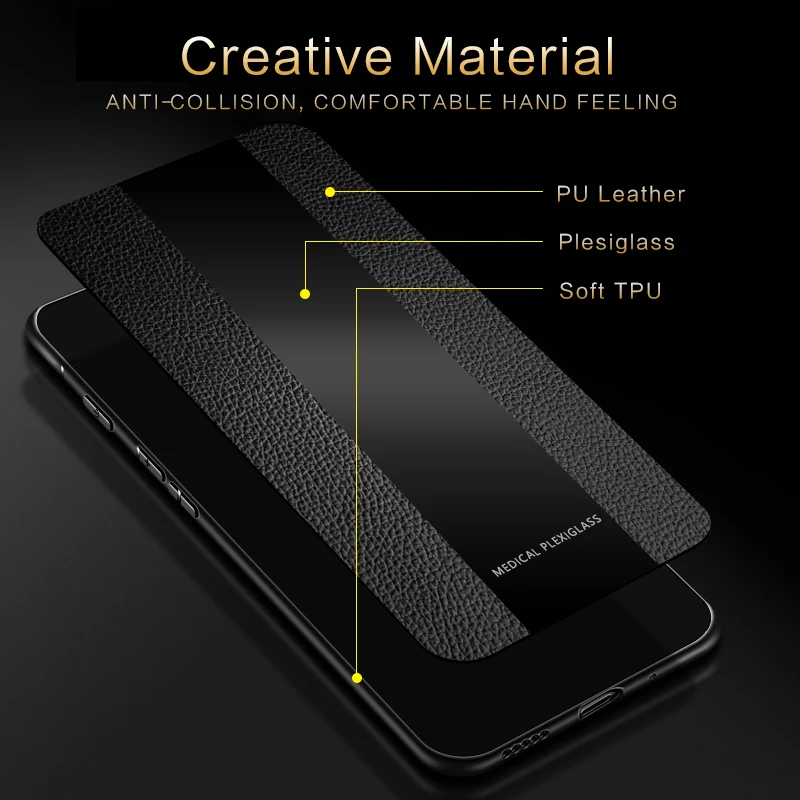 UPaitou Case for Huawei Honor View 20 10 9 V20 V10 V9 Anti Fingerprint Business Ultra Thin TPU Cover |