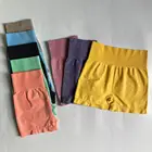 Бесшовные шорты для фитнеса и йоги, 15 цветов