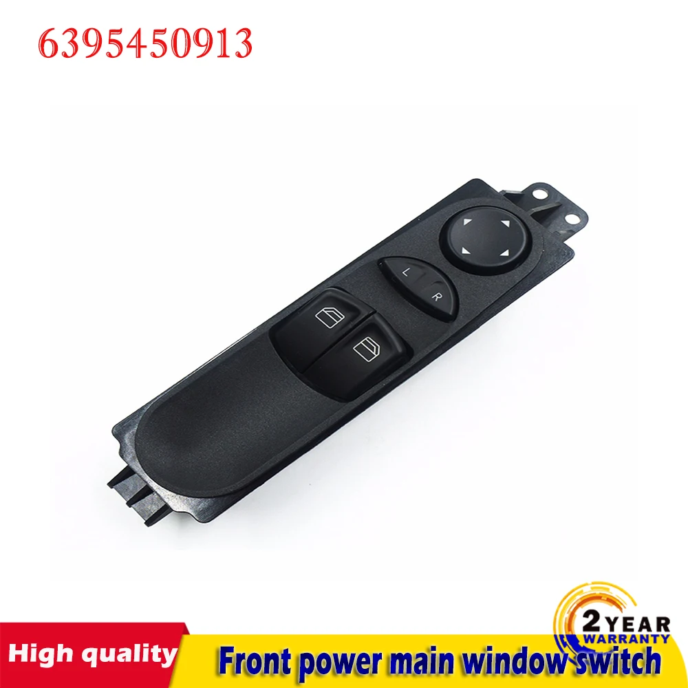 

OE: 6395450913 7 Pin Power Master Window Switch Console Button for Mercedes -Benz W639 Vito Mixto Kasten 2003-2015 A6395450913
