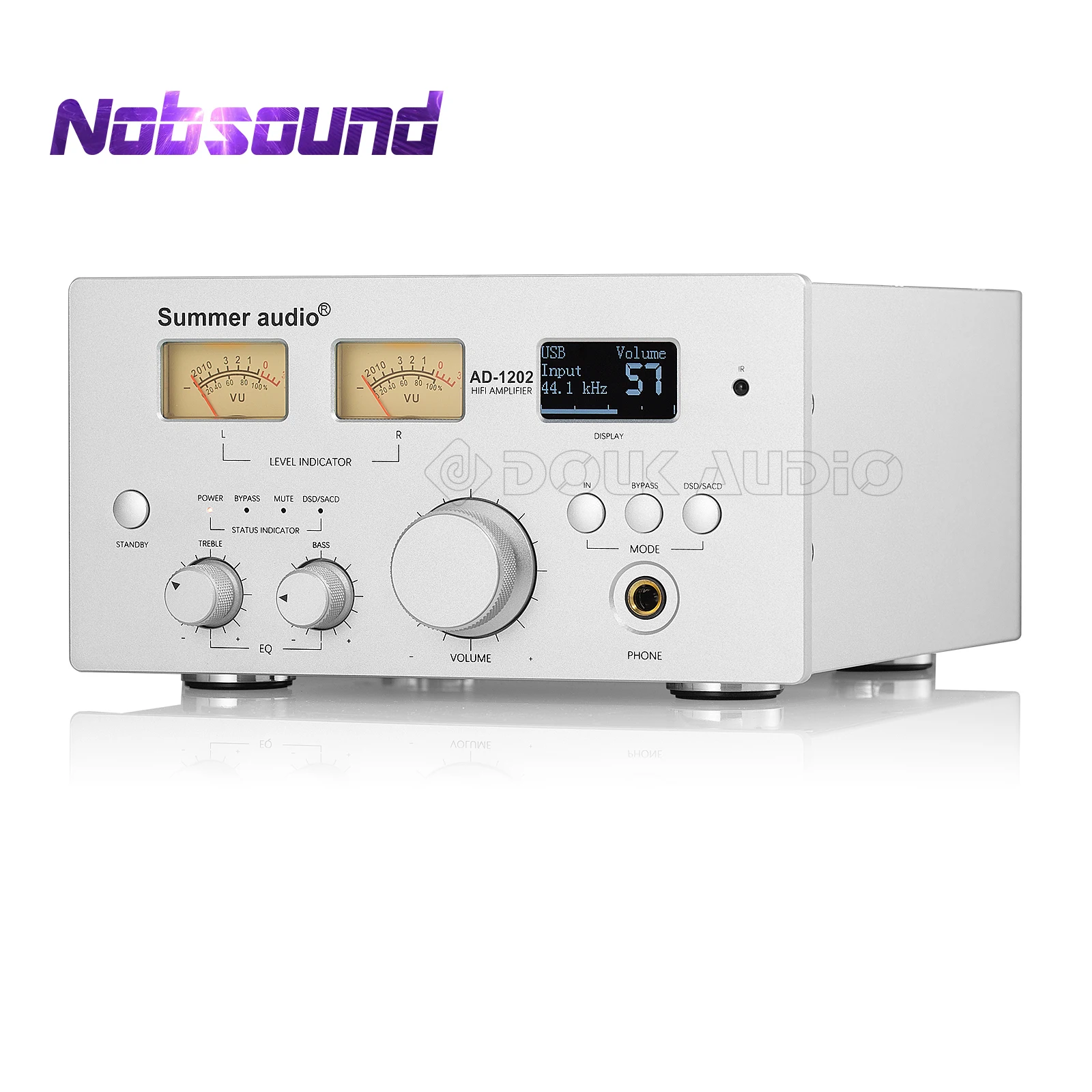 Nobsound HiFi Bluetooth 5 0 цифровой усилитель мощности коаксиальный/оптический Встроенный