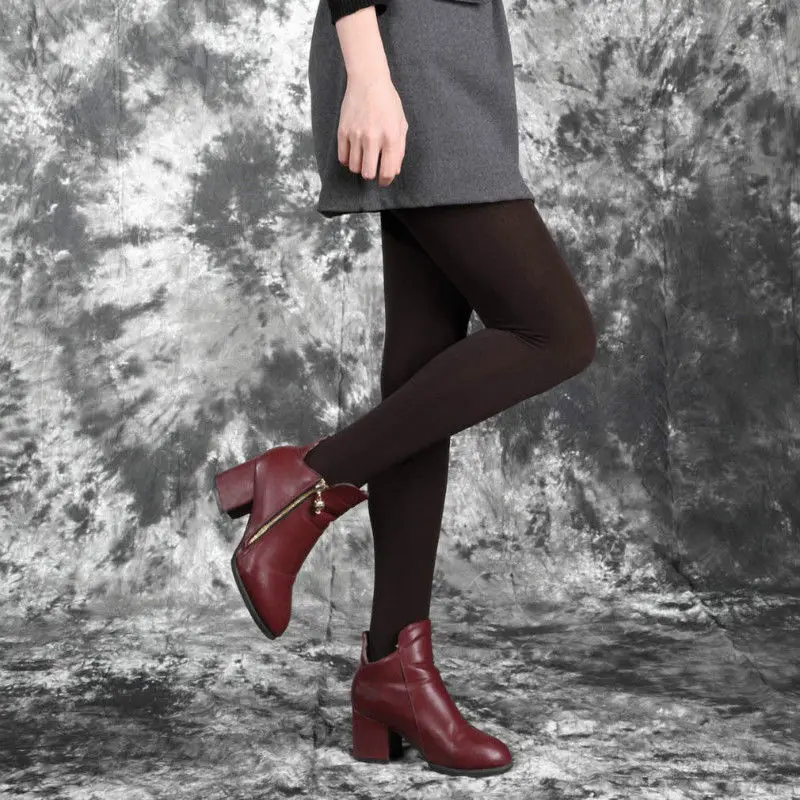 Warm Winter Skinny Slim Brushed Leggings Stretch Pants Thick Footless | Женская одежда