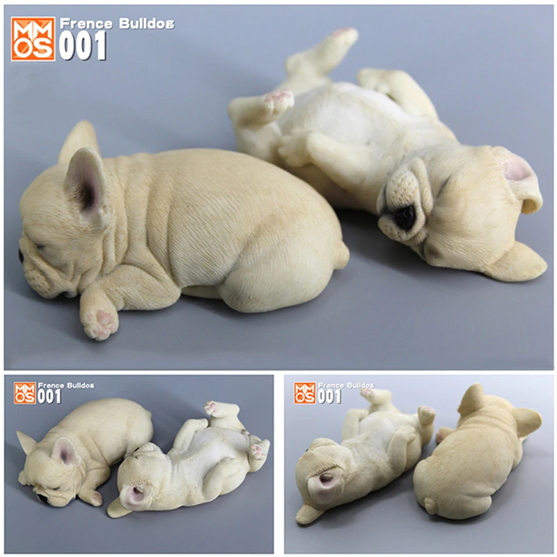 XMMOS 2 шт. спящий Французский бульдог фигурка собаки модель животного игрушки