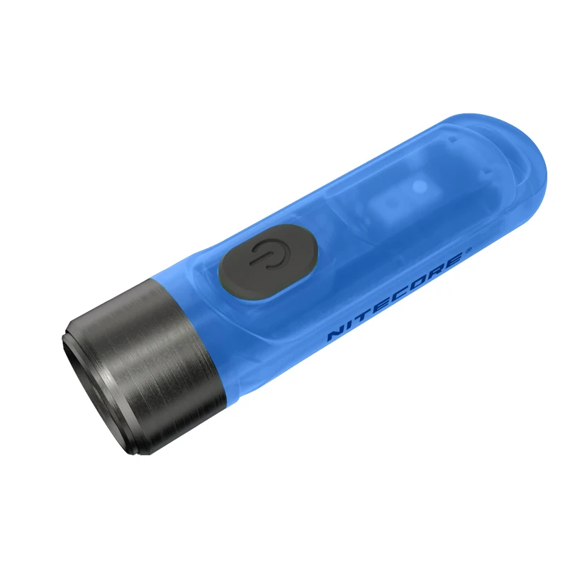 NITECORE TIKI GITD синий USB Перезаряжаемый футуристический брелок фонасветильник макс. 300
